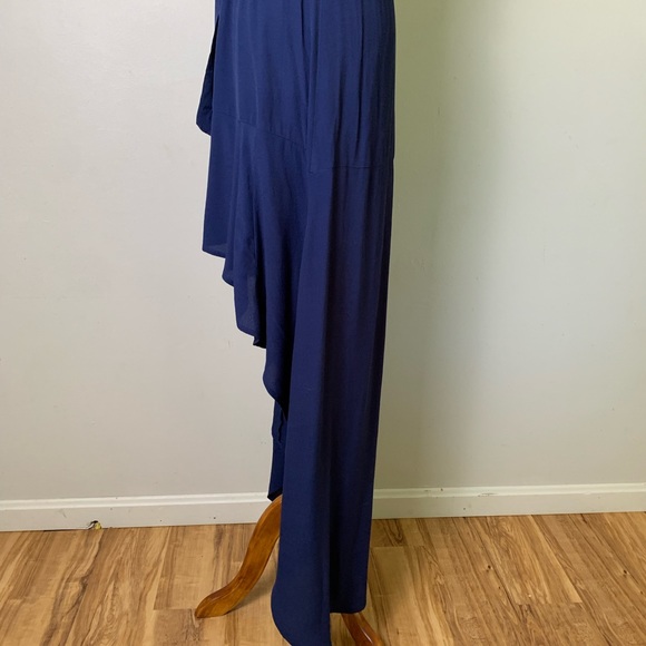 WAYF Hi-Low Tie Waist Midi Dress - Picture 4 of 8